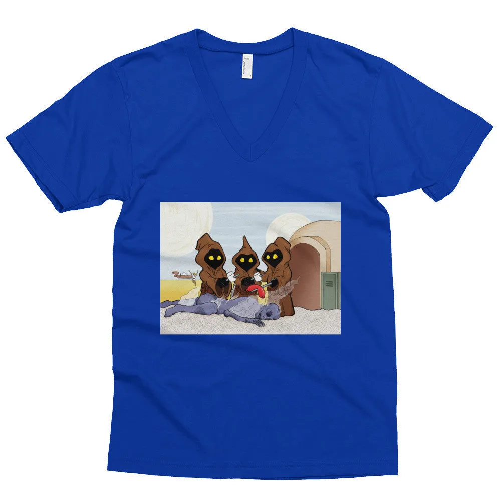 Weenie Roast V-Neck T-Shirt