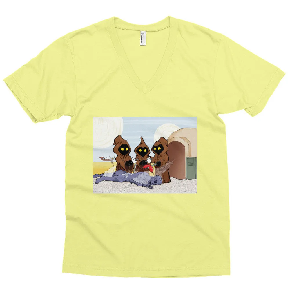 Weenie Roast V-Neck T-Shirt