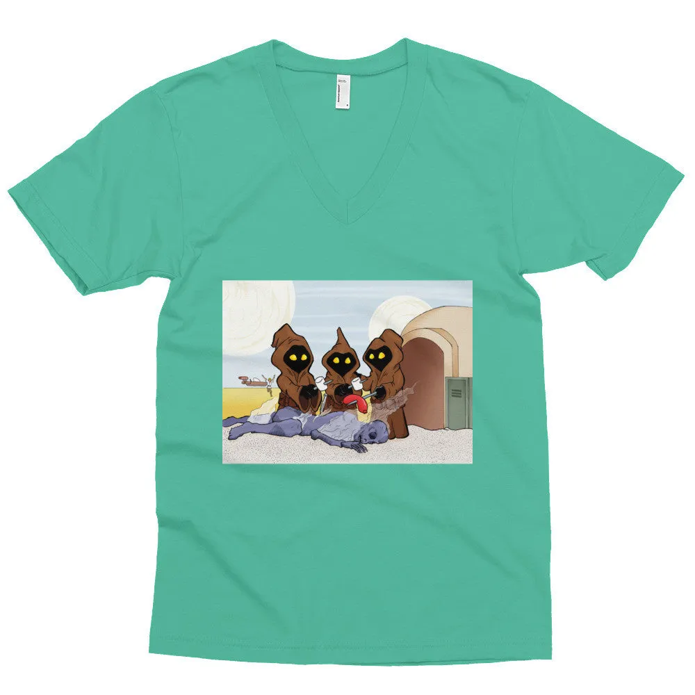Weenie Roast V-Neck T-Shirt