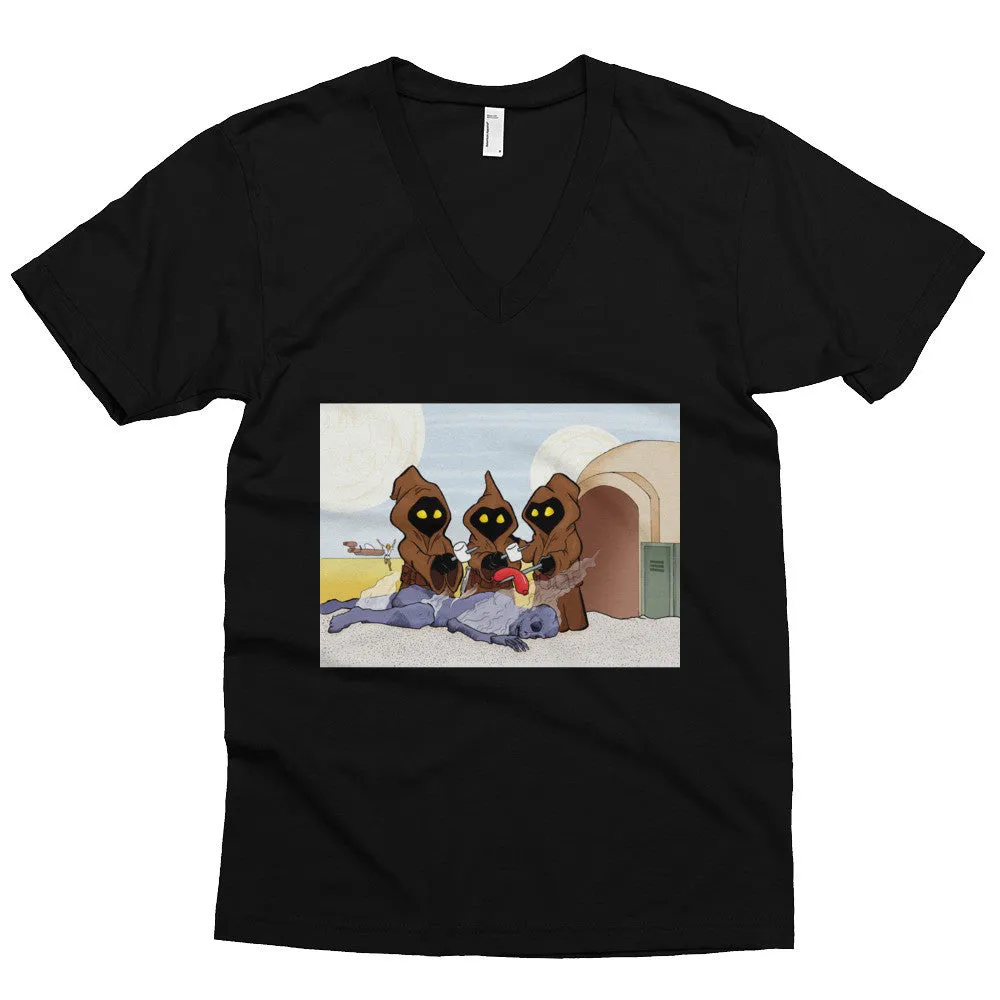 Weenie Roast V-Neck T-Shirt