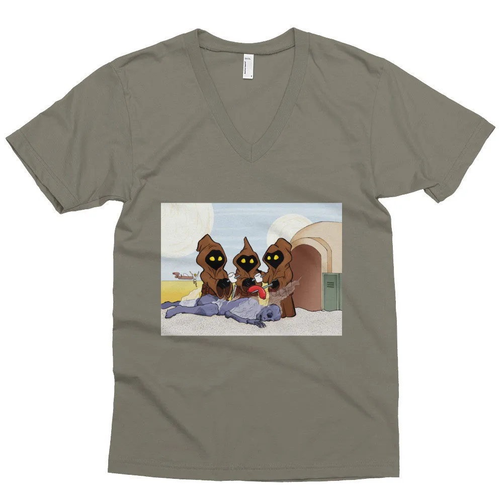 Weenie Roast V-Neck T-Shirt