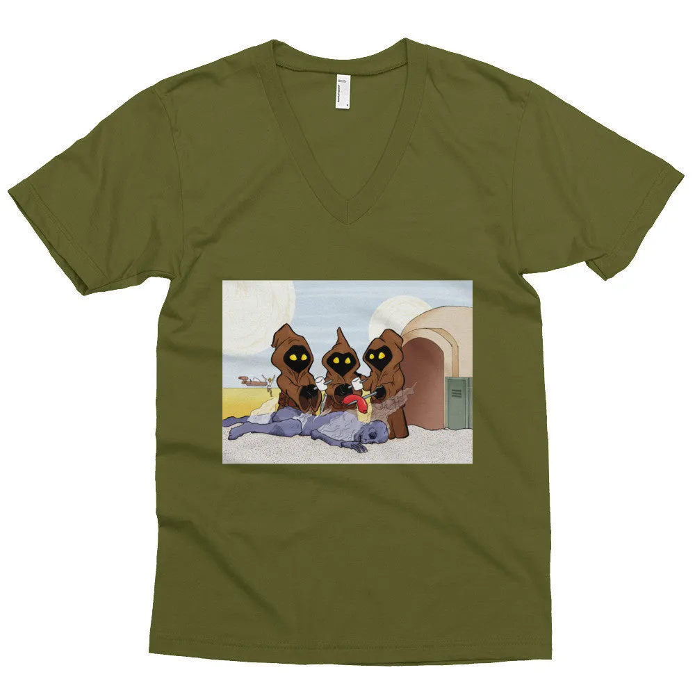 Weenie Roast V-Neck T-Shirt
