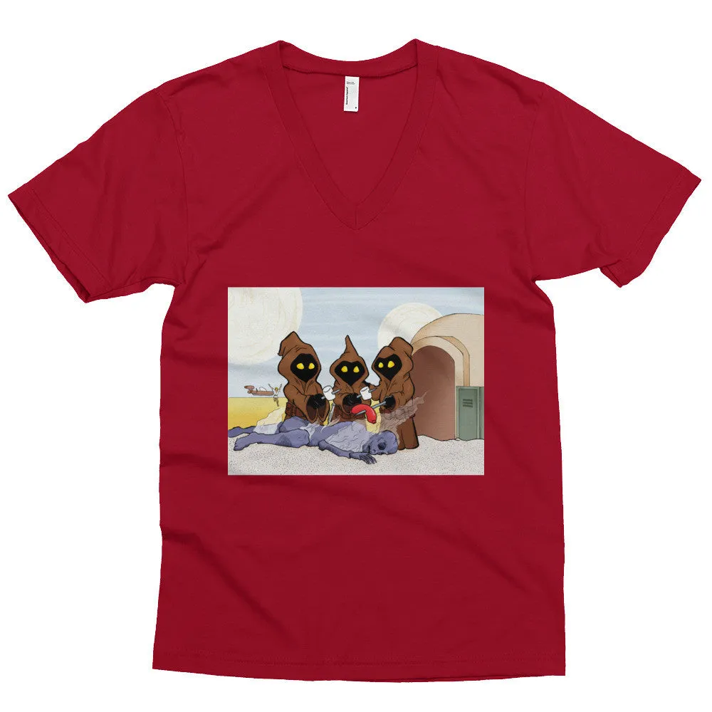 Weenie Roast V-Neck T-Shirt
