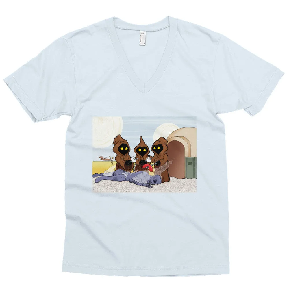 Weenie Roast V-Neck T-Shirt