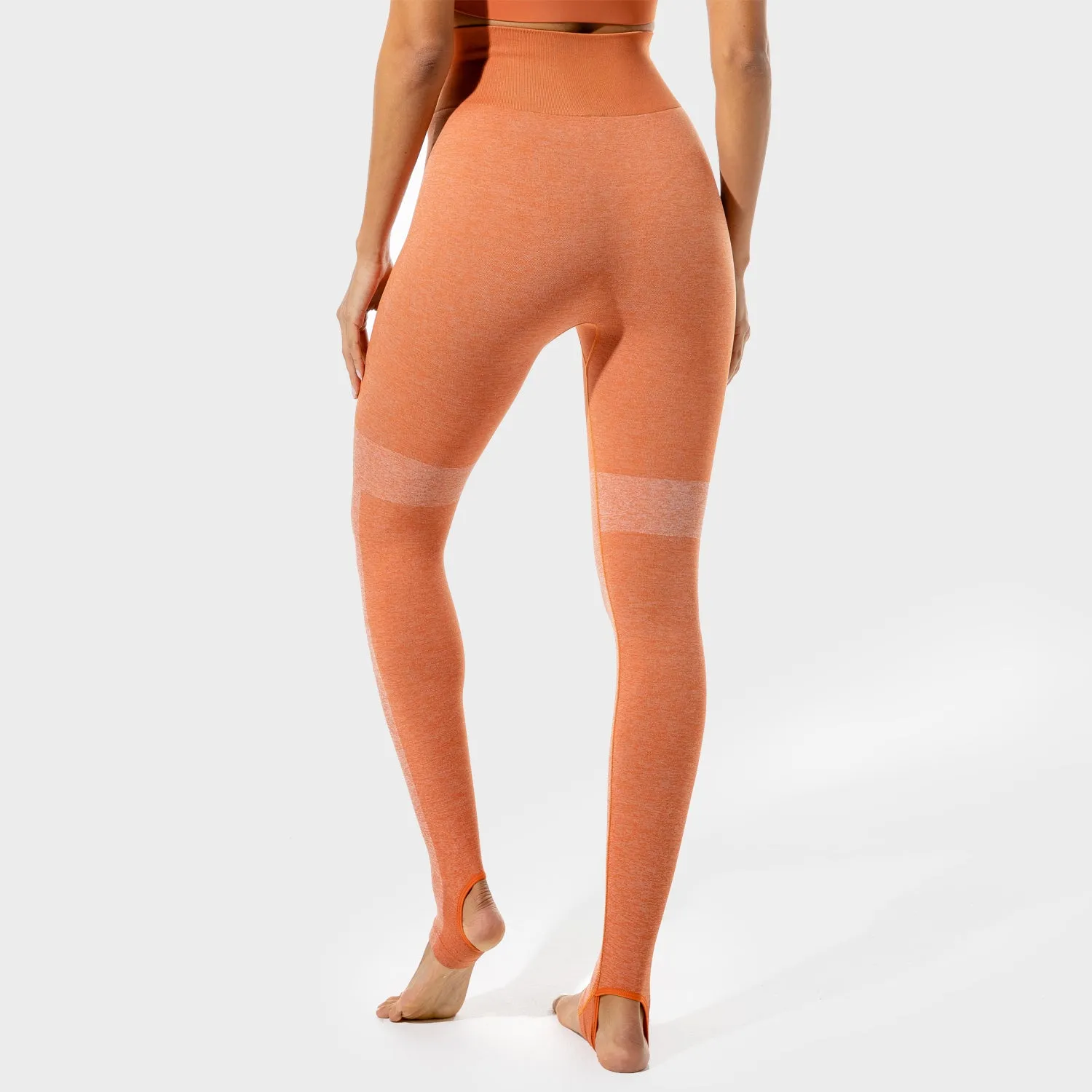 Women's Fitness - Seamless Leggings - Copper Coin Marl