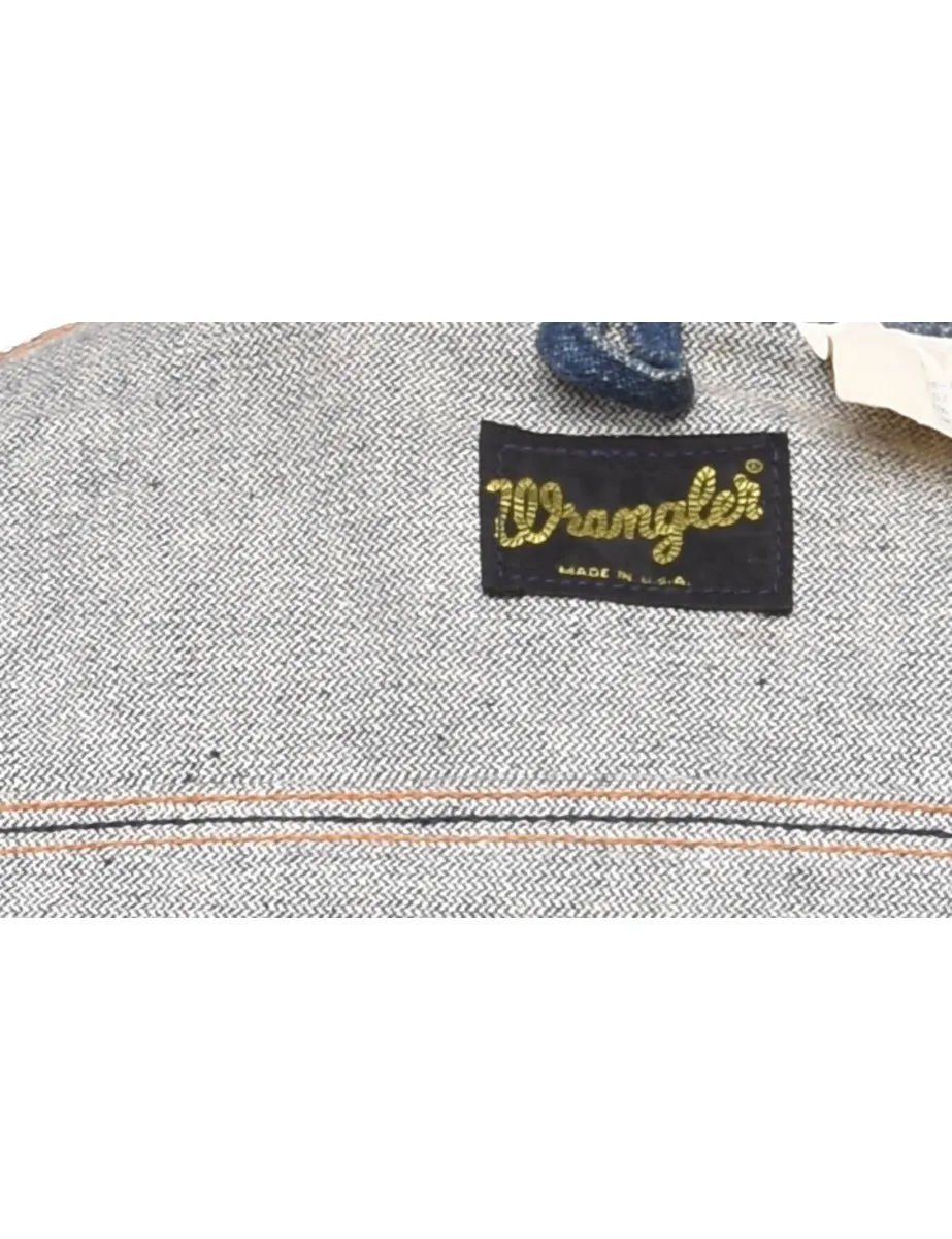 Wrangler 1970s Dark Wash Denim Jacket - L