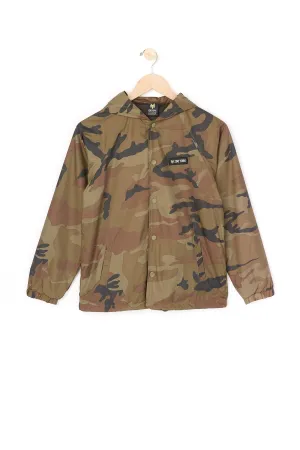 Zoo York Youth Hooded Coach Jacket
